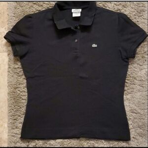 Lacoste Women's Black Polo Shirt